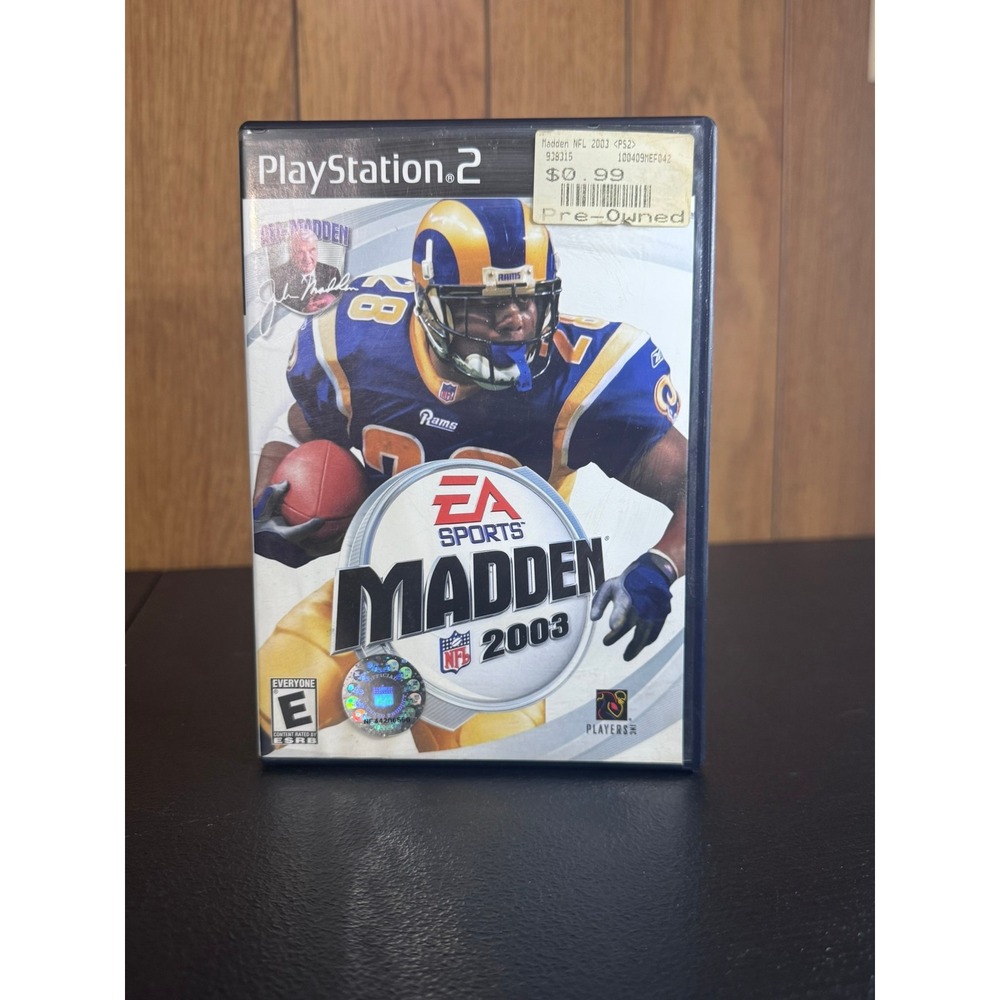 Madden NFL 2003 Sony PlayStation 2 PS2 EA Sports Football Game Complete CIB